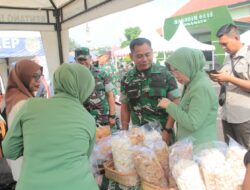 KODIM 0616 INDRAMAYU GELAR BAZAR RAMADHAN UNTUK CEGAH LONJAKAN HARGA JELANG IDUL FITRI