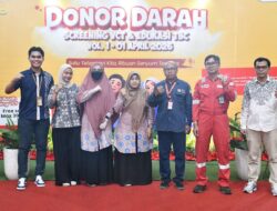 KOMITMEN NILAI KEMANUSIAAN, RATUSAN PERWIRA PERTAMINA PATRA NIAGA KILANG BALONGAN GALANG DONOR DARAH