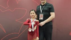 ARIA FRANCES WONGSO RAIH MEDALI PERAK DI KEJURNAS FIGURE SKATING 2026
