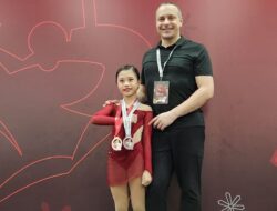 ARIA FRANCES WONGSO RAIH MEDALI PERAK DI KEJURNAS FIGURE SKATING 2026