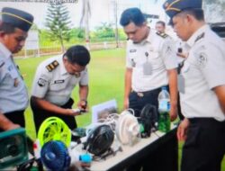 LAPAS TANJUNG PINANG MUSNAHKAN BARANG HASIL RAZIA DI KAMAR BLOK HUNIAN WBP