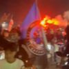 RATUSAN BOBOTOH PERSIB INDRAMAYU RAYAKAN KEMENANGAN BERKELILING KOTA