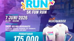 SWISSBELLIN INDRAMAYU GELAR COLOR RUN 5K FUN RUN, SEGERA DAFTAR KUOTA TERBATAS